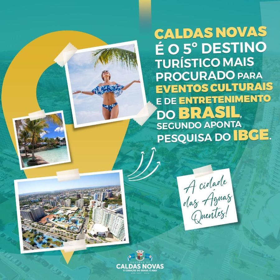 Lacqua Di Roma, Com Fogao Geladeira E Parque Aquatico 24H Caldas Novas Eksteriør billede